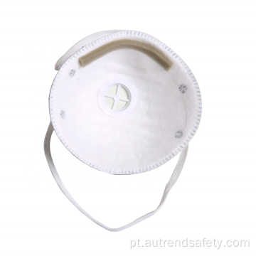 Copo redondo proteção de segurança preto poeira rosto KN95 PM2.5 máscara de poluição 3d